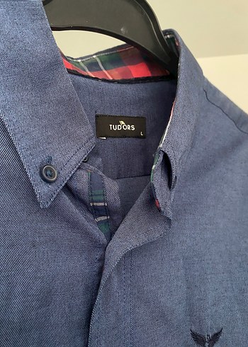 Erkek Mavi Denim Gömlek Uzun Kollu - Görsel 2