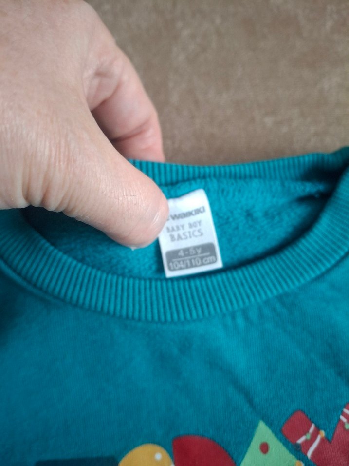 Mavi Erkek Çocuk Sweatshirt - Görsel 3