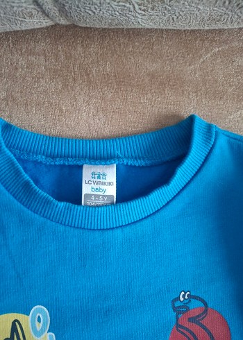 Erkek Çocuk Nakışlı Renkli Sweatshirt - Görsel 5