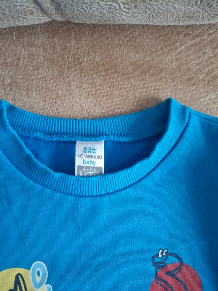 Erkek Çocuk Nakışlı Renkli Sweatshirt - Görsel 5