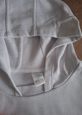 Gri Kapüşonlu Erkek Çocuk Sweatshirt - Görsel 4