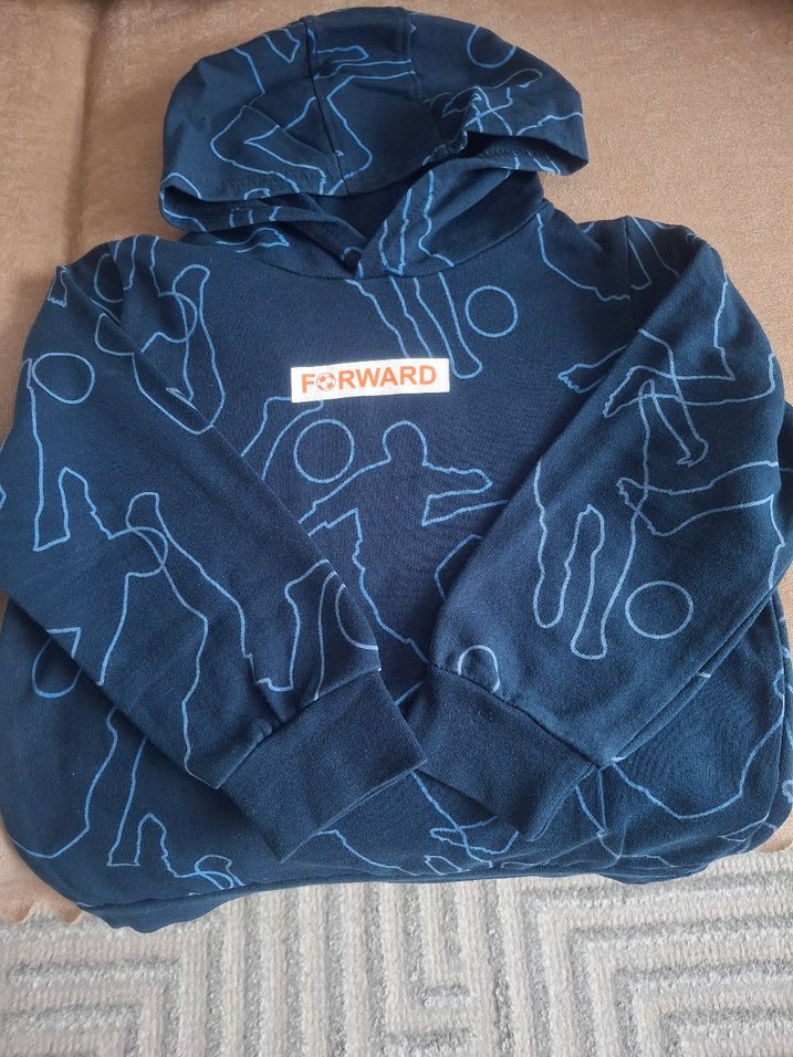 Gri Kapüşonlu Erkek Çocuk Sweatshirt - Görsel 5