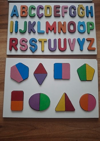 Renkli Sayılar, Harfler ve Şekiller Eğitici Oyuncak - Görsel 2