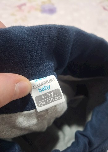 Erkek Çocuk Koyu Mavi Bol Kesim fitilli Pantolon - Görsel 6