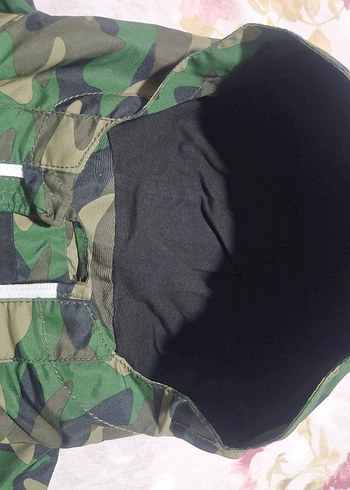 Erkek Çocuk Kamuflaj Kapüşonlu Fermuarlı Ceket - Görsel 5