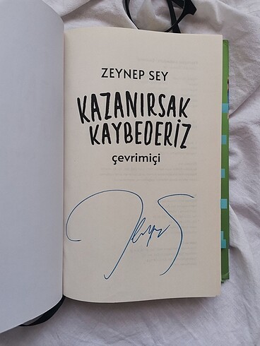  Kazanırsak kaybederiz/ Zeynep Sey (İmzalı) Martı Yayınları