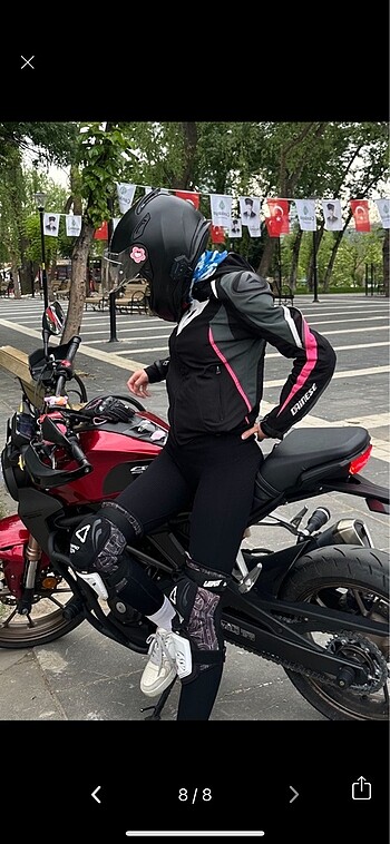 m Beden siyah Renk dainese kadın motor montu