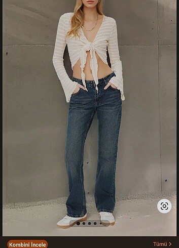 koyu mavi düşük bel stright jeans