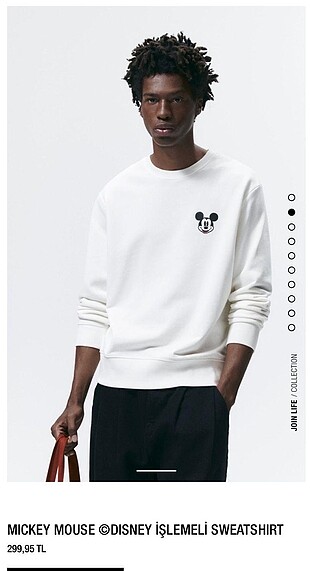 2 adet Zara Unisex Kapüşonsuz Sweatshirt