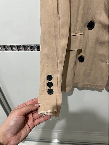 m Beden ten rengi Renk Krem blazer