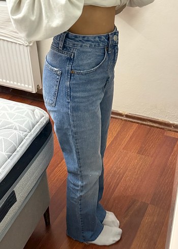xs Beden mavi Renk Kadın Denim Pantolon