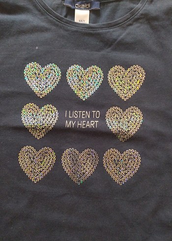 Kız Çocuk Payetli Uzun Kollu Tişört - Görsel 2