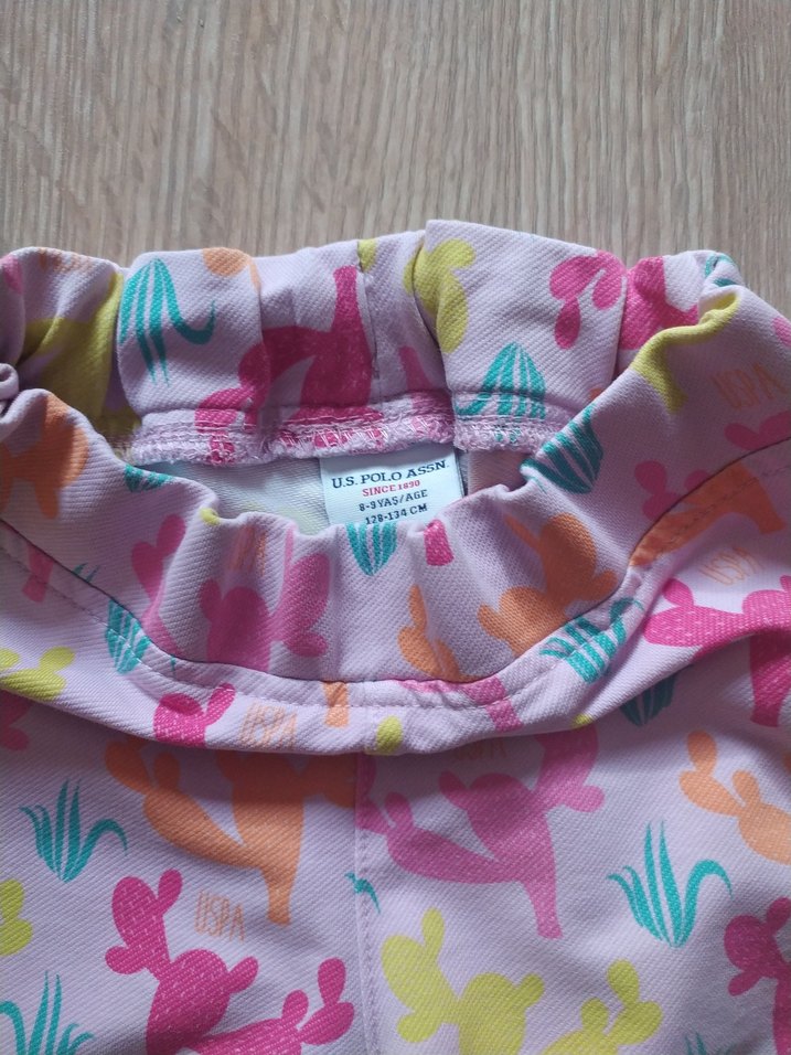 Kız Çocuk Çok Renkli Baskılı Tayt - Görsel 3