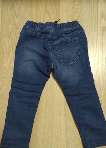 Lacivert Erkek Çocuk Bol Kesim Denim Pantolon - Görsel 5