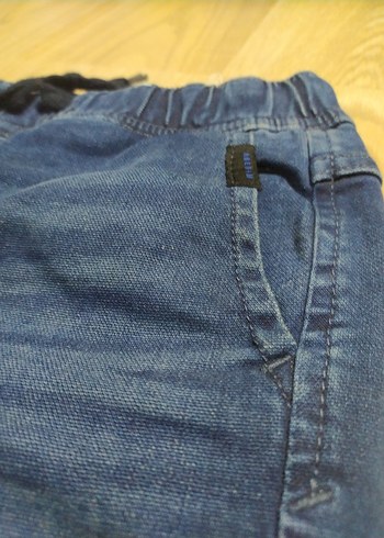 Lacivert Erkek Çocuk Bol Kesim Denim Pantolon - Görsel 2