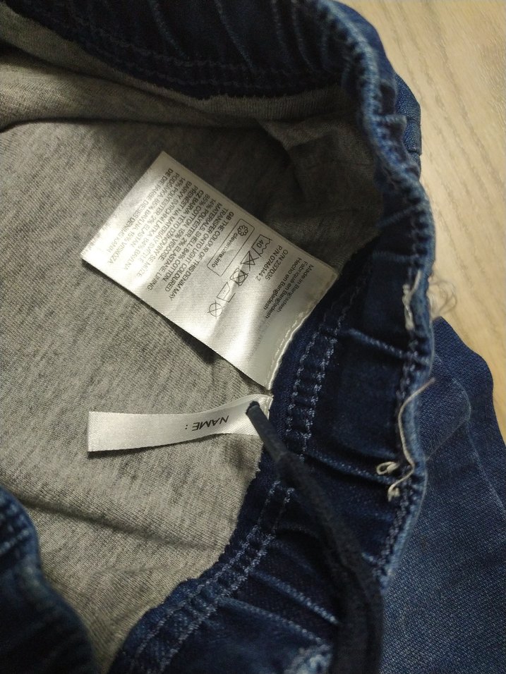 Lacivert Erkek Çocuk Bol Kesim Denim Pantolon - Görsel 4