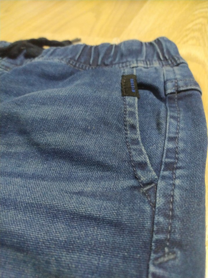 Lacivert Erkek Çocuk Bol Kesim Denim Pantolon - Görsel 2