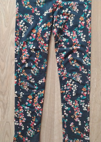 Çiçek Desenli Kadın Rahat Kumaş Pantolon - Görsel 2