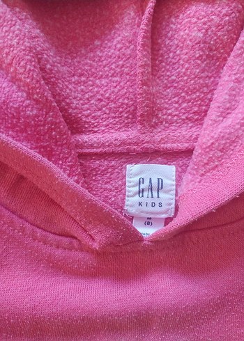 Kız Çocuk Pembe Kapüşonlu Sweatshirt - Görsel 3