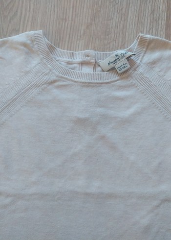 Kız Çocuk Gri Pamuklu Uzun Kollu Bluz - Görsel 3