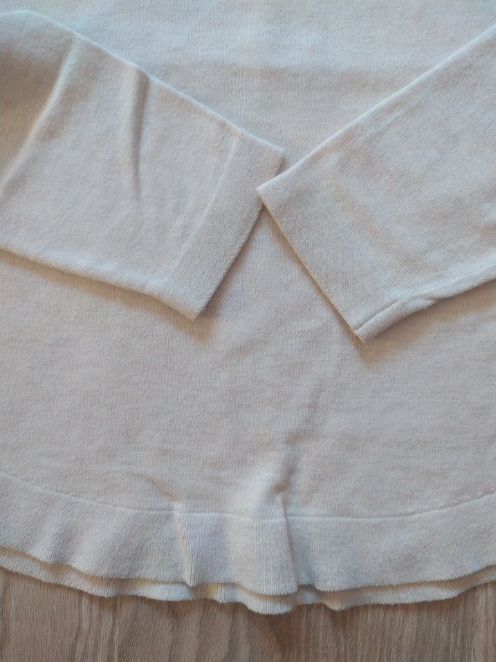 Kız Çocuk Gri Pamuklu Uzun Kollu Bluz - Görsel 4