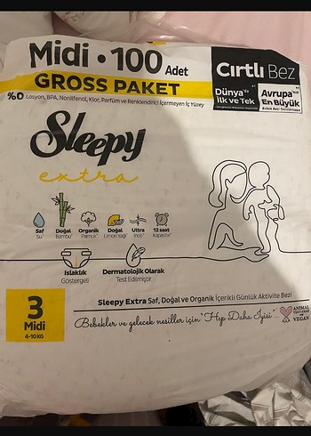 Sleepy 3 Beden: 4-9 kg