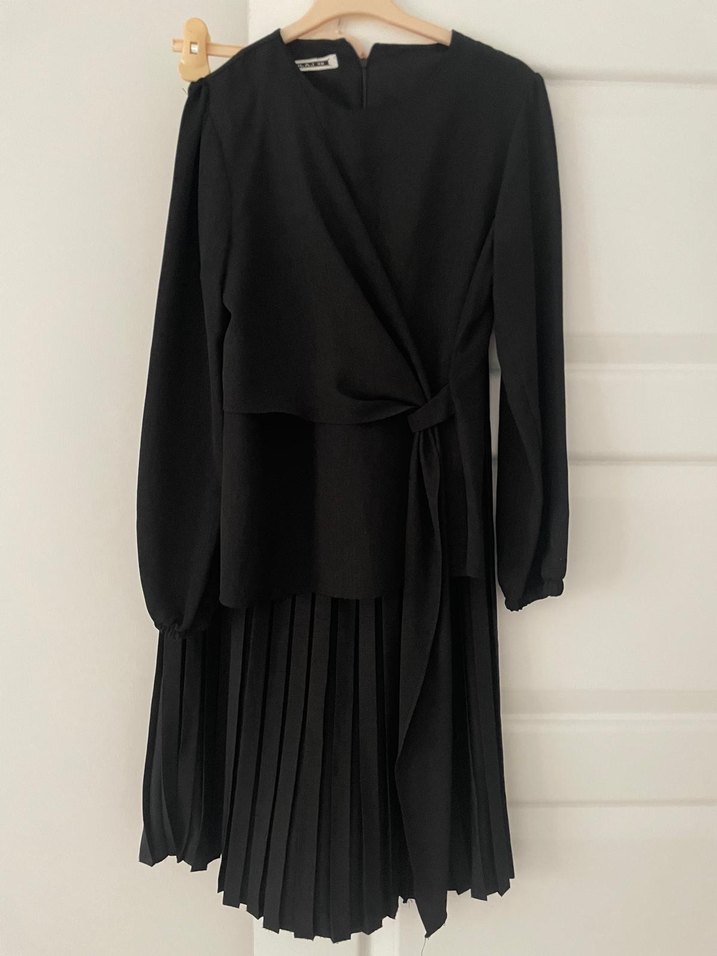 Etnik Desenli Siyah takım - Görsel 5