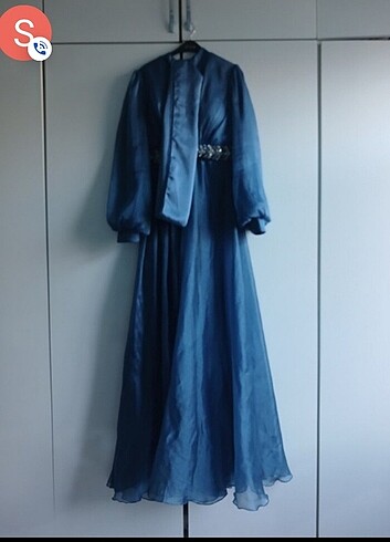 Bir defa giyilmiş temiz tesettür abiye - Görsel 13