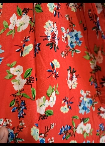 Nar çiçeği yazlık elbise - Görsel 4