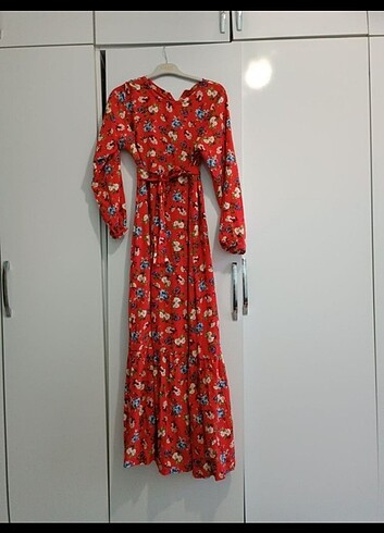 Nar çiçeği yazlık elbise - Görsel 5