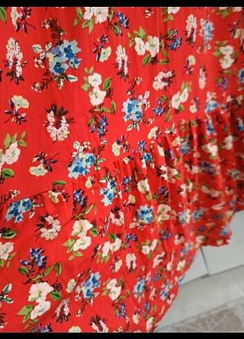 Nar çiçeği yazlık elbise - Görsel 7