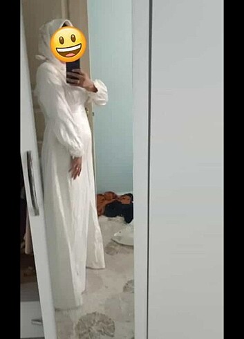 38-40 bedene olur nikah elbisesi  - Görsel 3