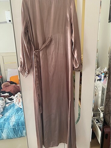 Vizon rengi elbise - Görsel 7