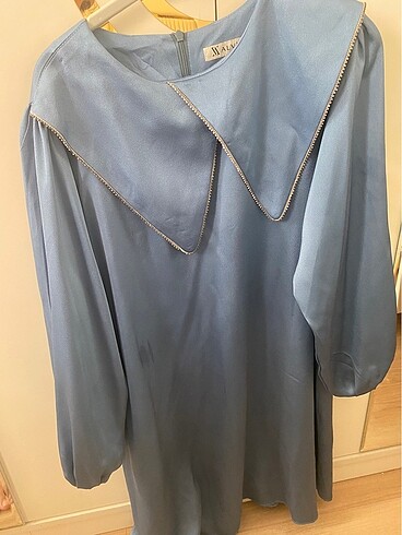 İndigo rengi alvina tunik - Görsel 5