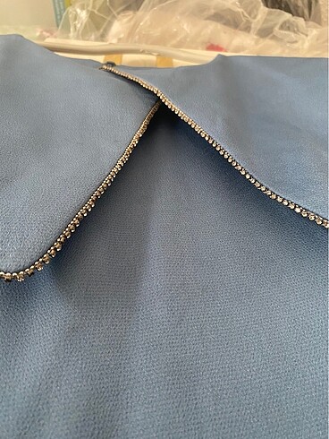 İndigo rengi alvina tunik - Görsel 9