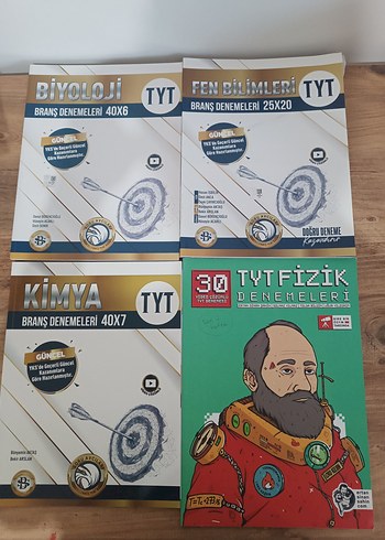 Bilgi sarmal TYT Branş Deneme Seti - Biyoloji, Fen Bilimleri, Ki