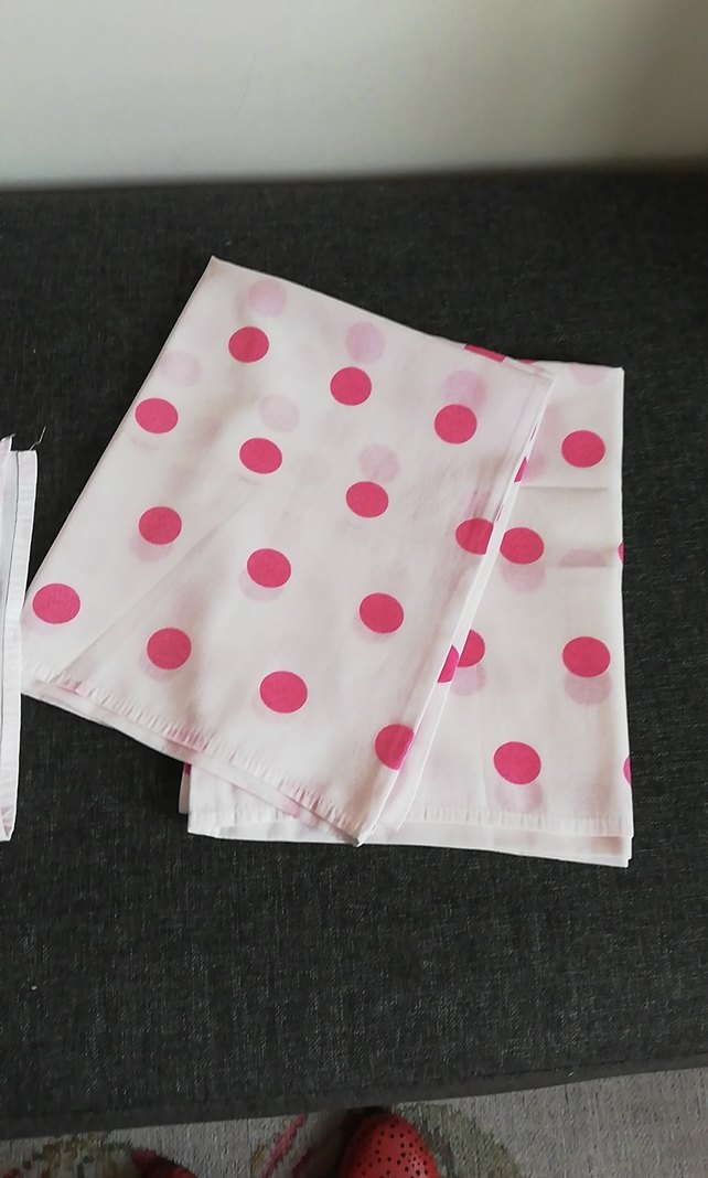 Puantiyeli çarşaf ve yastık kilifi - Görsel 2