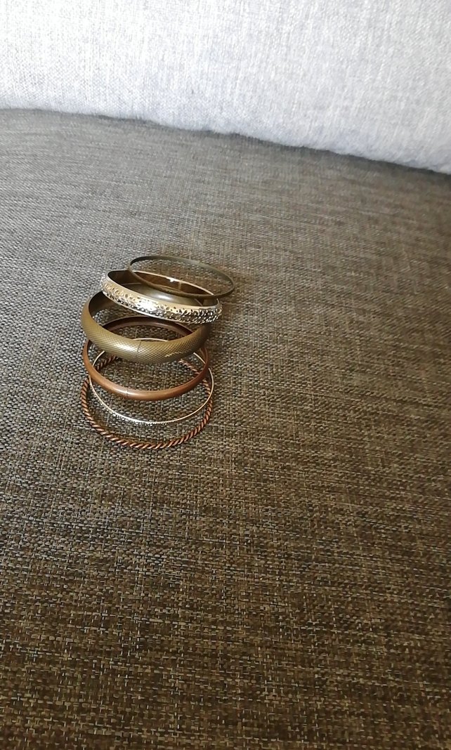 metal çoklu bilezik - Görsel 2