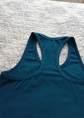 petrol Mavisi Rahat Kesim Kadın Atlet - Görsel 3