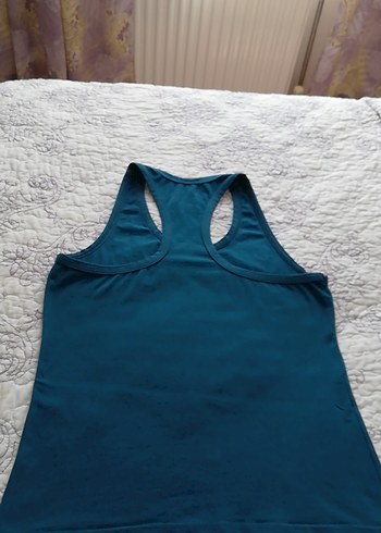 petrol Mavisi Rahat Kesim Kadın Atlet - Görsel 2