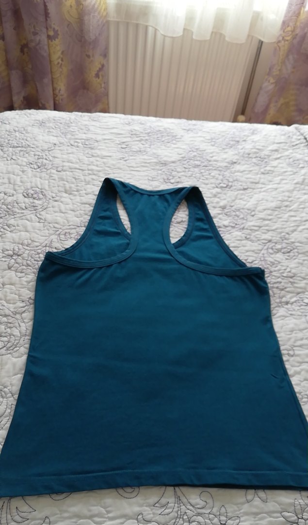 petrol Mavisi Rahat Kesim Kadın Atlet - Görsel 2