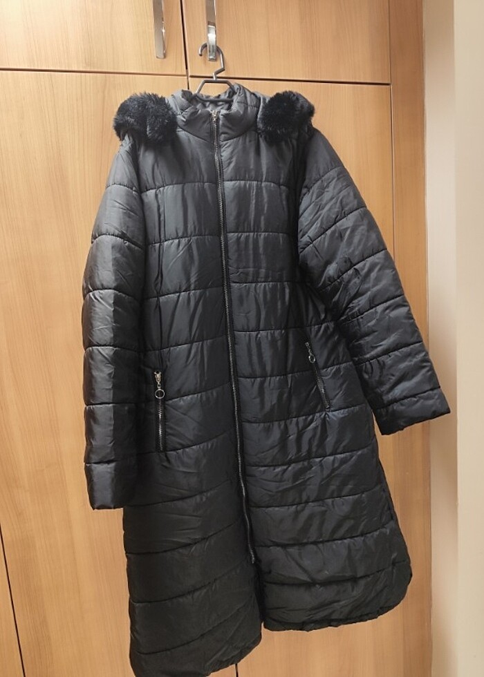 Kalın kışlık şişme mont  - Görsel 3