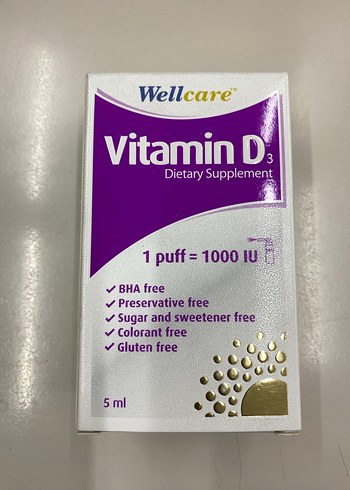 Wellcare Vitamin D3 Sprey 5 ml