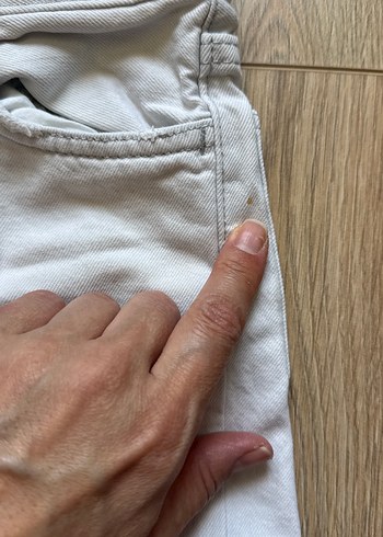 Zara Bej Erkek Denim Şort