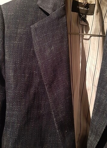 s Beden lacivert Renk Mango kot blazer ceket