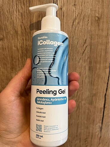 Yüz peelingi arındırıcı aydınlatıcı ve sıkılaştırıcılaştır