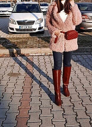 Peluş mont