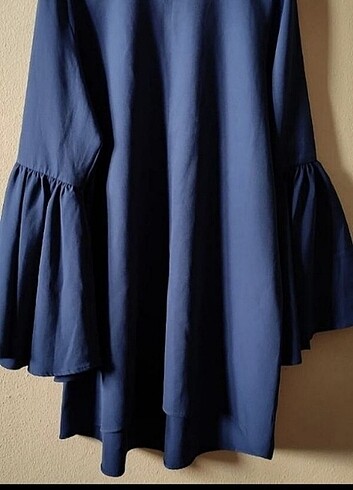 40 Beden Kolu volanlı bluz tunik