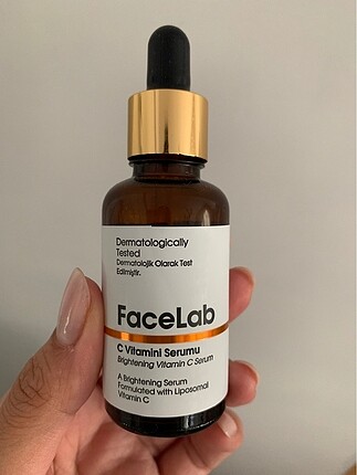 Facelab Serum, çerçeve, kar küresi