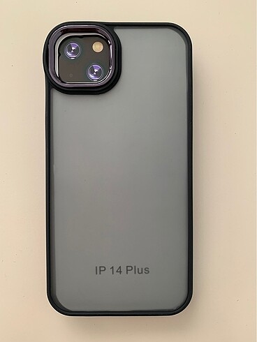 İphone 14 plus siyah sert silikon kapak